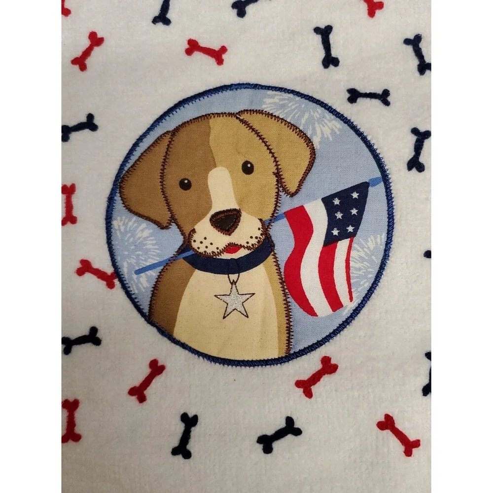 All American Pup Decorative Hand Towel